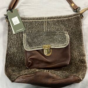 NWT Myra uptown centric shoulder bag fur